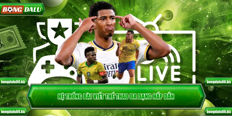 Hệ thống bài viết thể thao đa dạng hấp dẫn